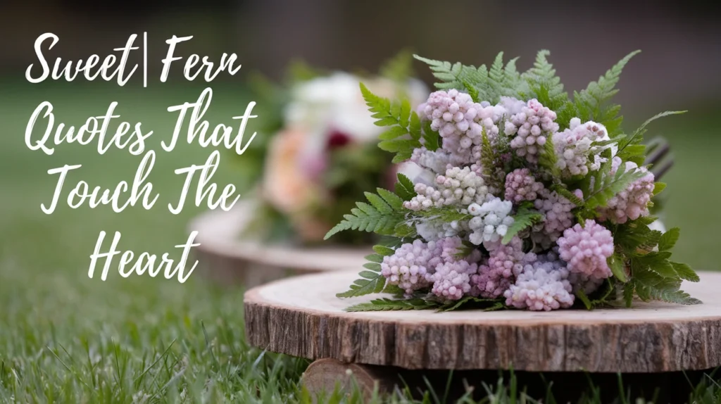 Sweet Fern Quotes That Touch the Heart