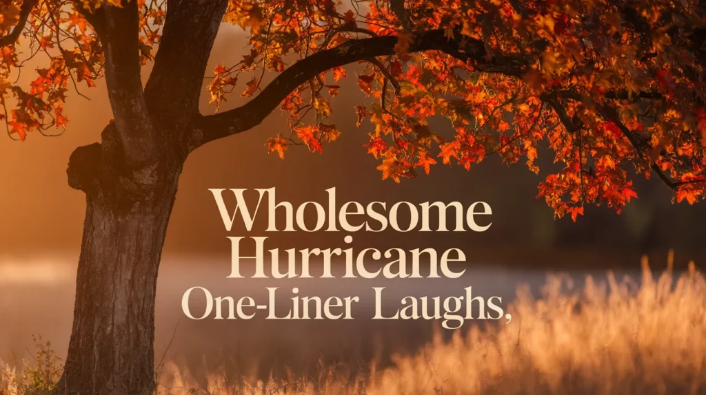 Wholesome Hurricane One-Liner Laughs