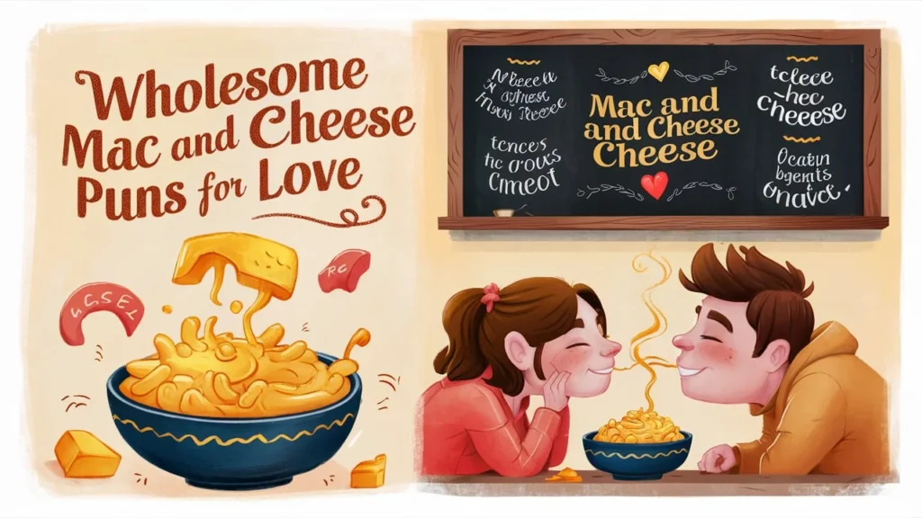 Wholesome Mac and Cheese Puns for Love