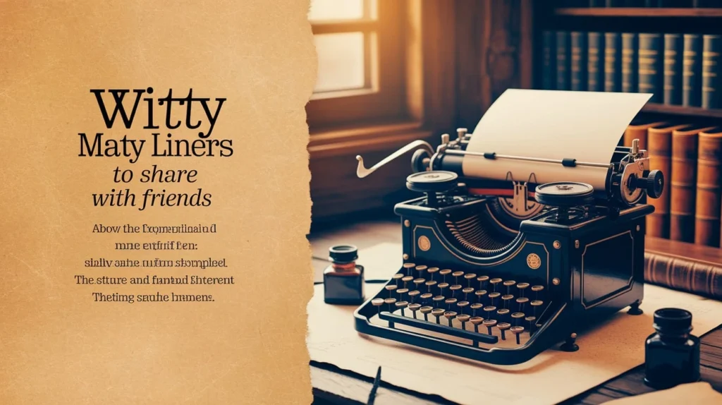 Witty May One Liners to Share with Friends