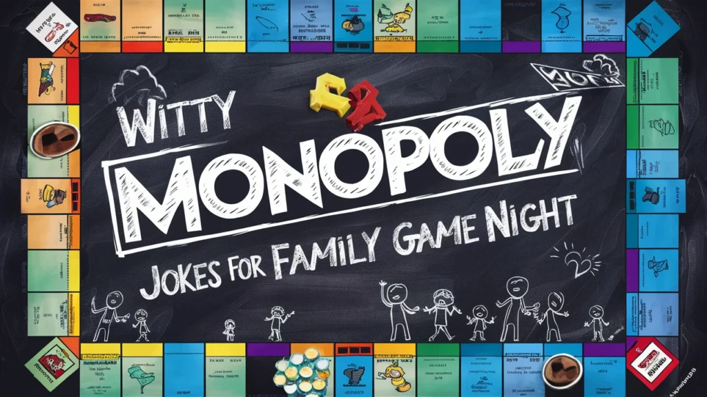 Witty Monopoly Jokes for Family Game Night