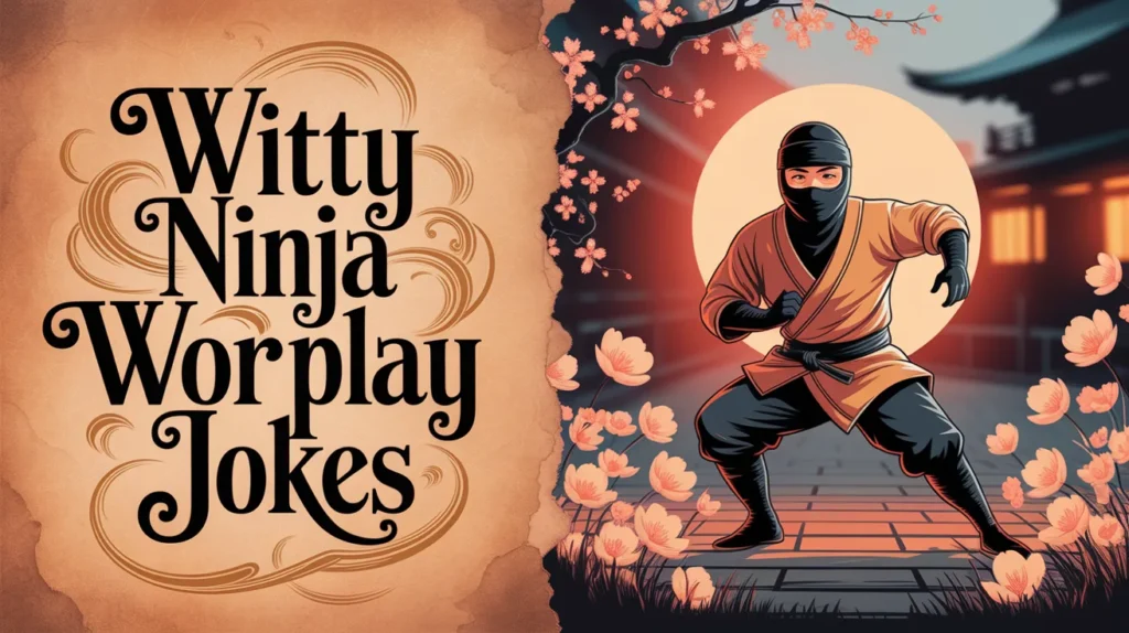 Witty Ninja Wordplay Jokes