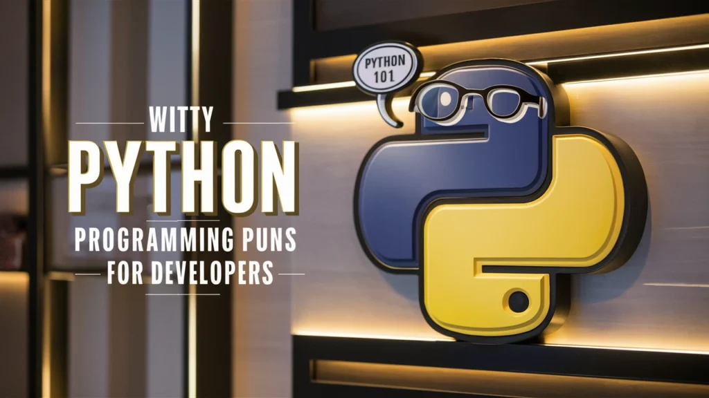 Witty Python Programming Puns for Developers