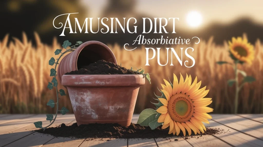 Amusing Dirt Absorbing Puns