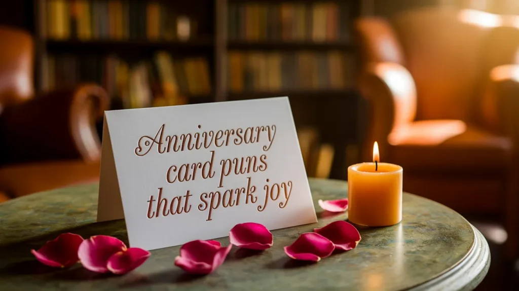 Anniversary Card Puns That Spark Joy
