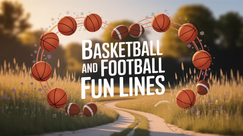 Basketball and Football Fun Lines