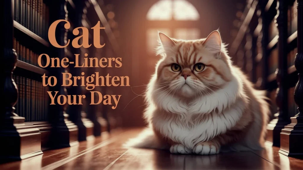 Cat One-Liners to Brighten Your Day