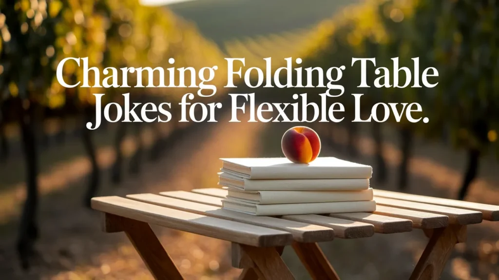 Charming Folding Table Jokes for Flexible Love