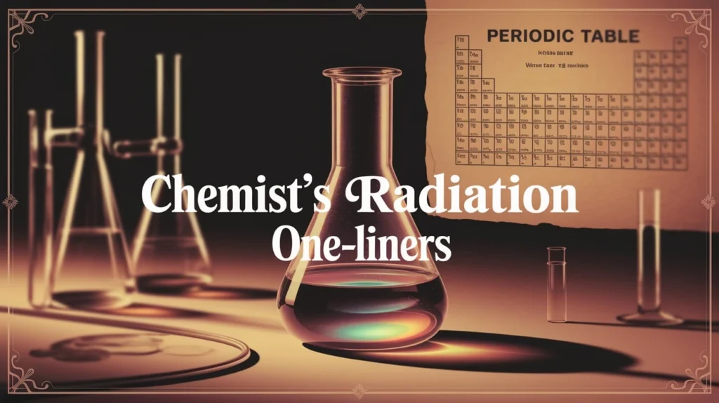 Chemist’s Radiation One-Liners