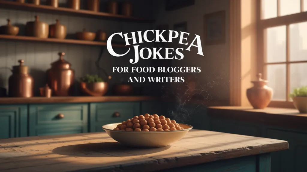 Chickpea Jokes for Food Bloggers and Writers