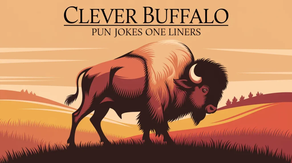Clever Buffalo Pun Jokes One Liners