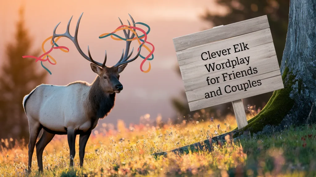 Clever Elk Wordplay for Friends and Couples