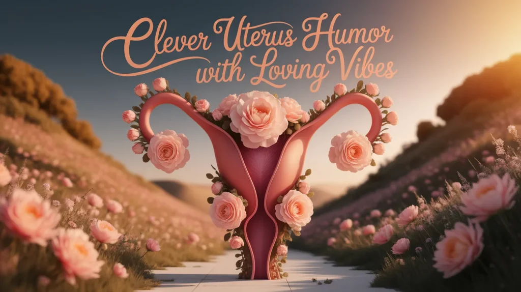 Clever Uterus Humor with Loving Vibes