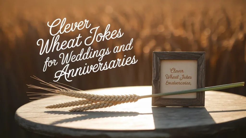 Clever Wheat Jokes for Weddings and Anniversaries