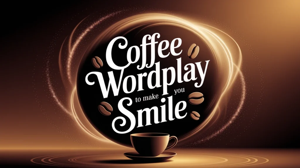 Coffee Wordplay to Make You Smile
