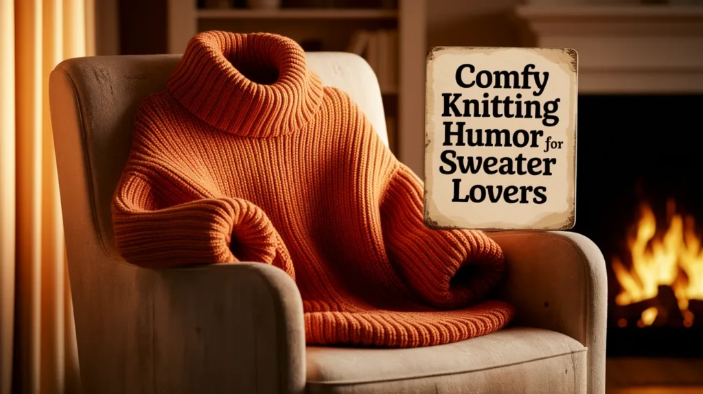 Comfy Knitting Humor for Sweater Lovers