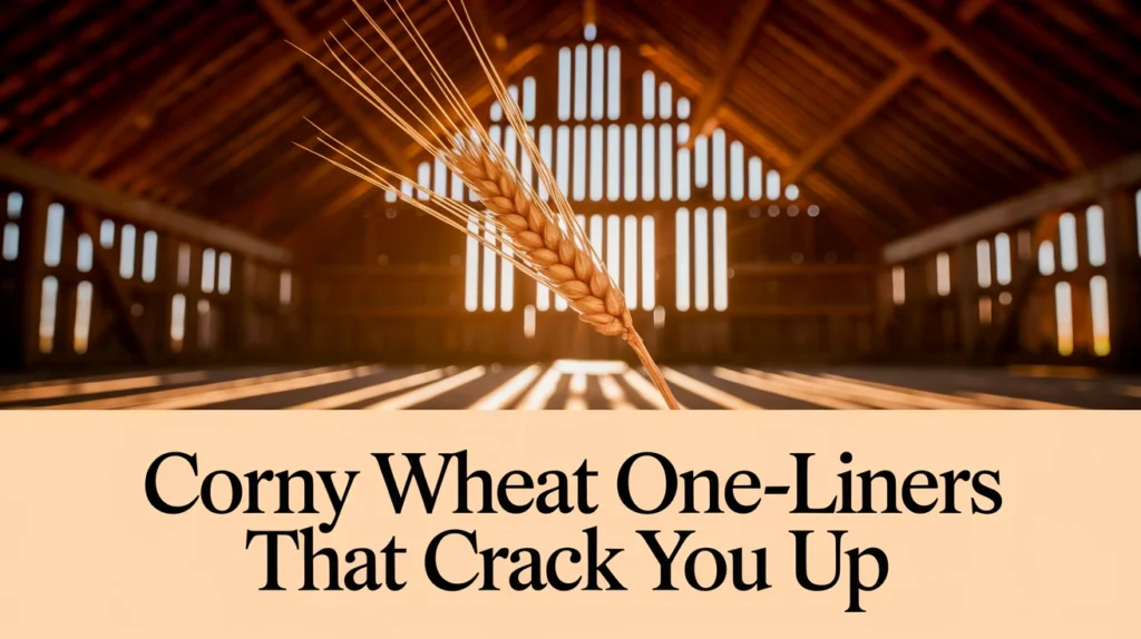 Corny Wheat One-Liners That Crack You Up