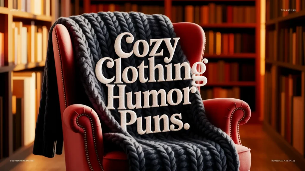 Cozy Clothing Humor Puns