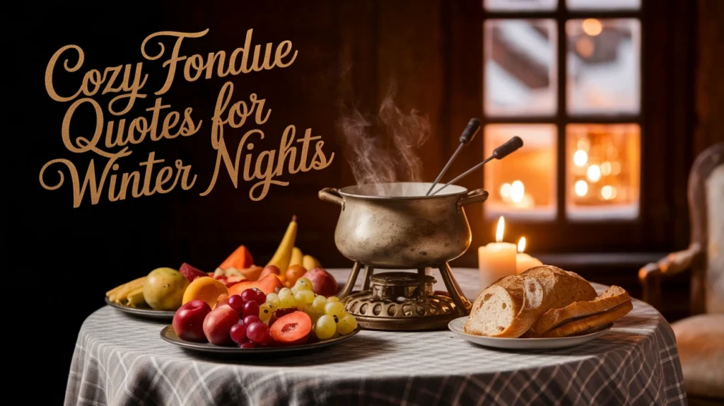 Cozy Fondue Quotes for Winter Nights