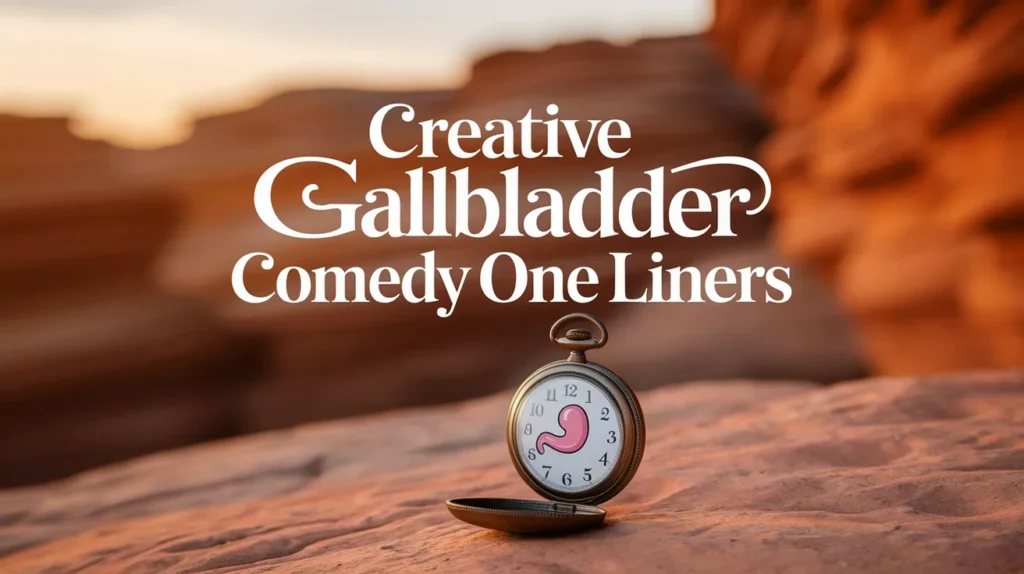 Creative Gallbladder Comedy One Liners