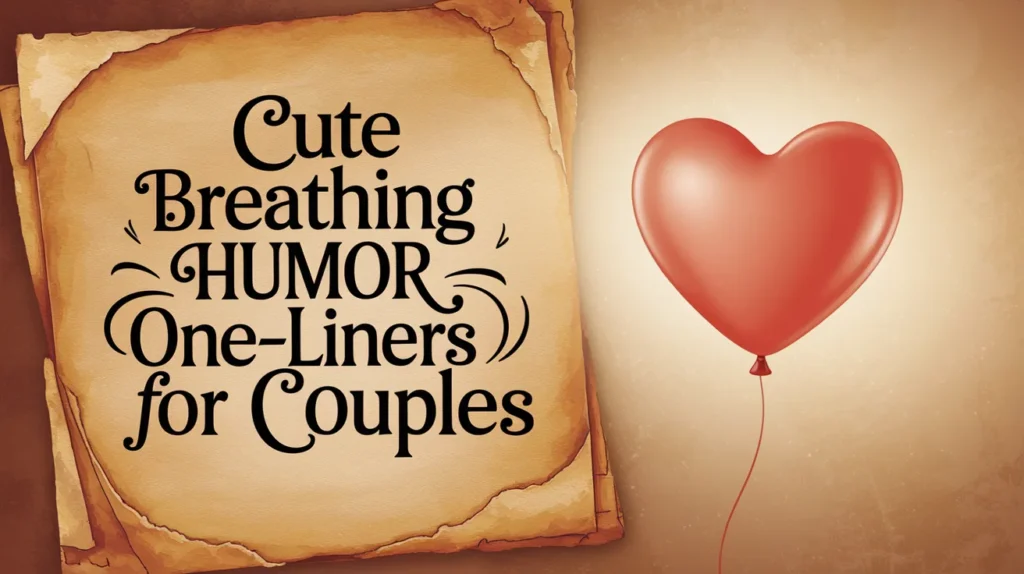 Cute Breathing Humor One-Liners for Couples