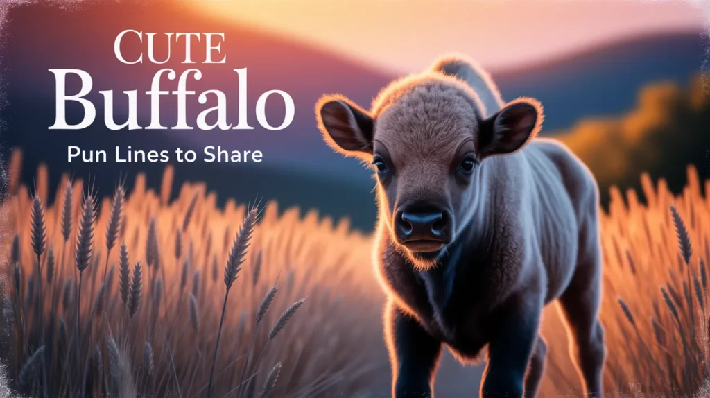 Cute Buffalo Pun Lines to Share