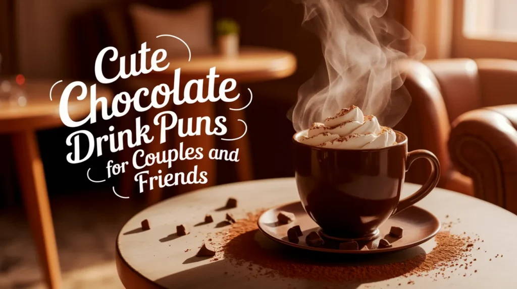Cute Chocolate Drink Puns for Couples and Friends