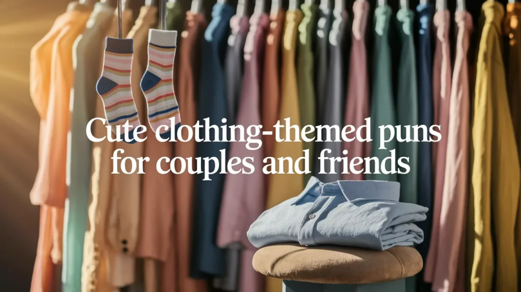 Cute Clothing-Themed Puns for Couples and Friends