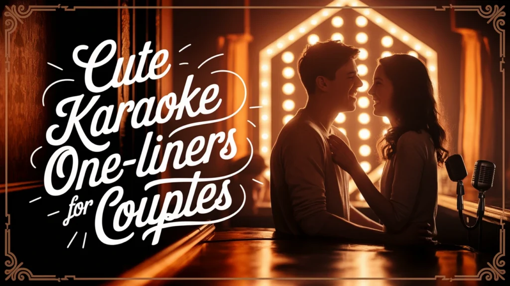 Cute Karaoke One-Liners for Couples