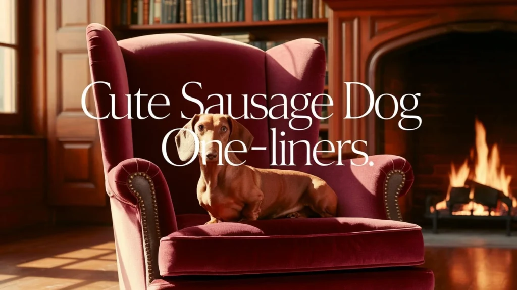 Cute Sausage Dog One-Liners