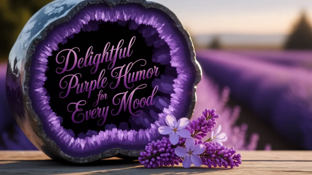 Delightful Purple Humor for Every Mood