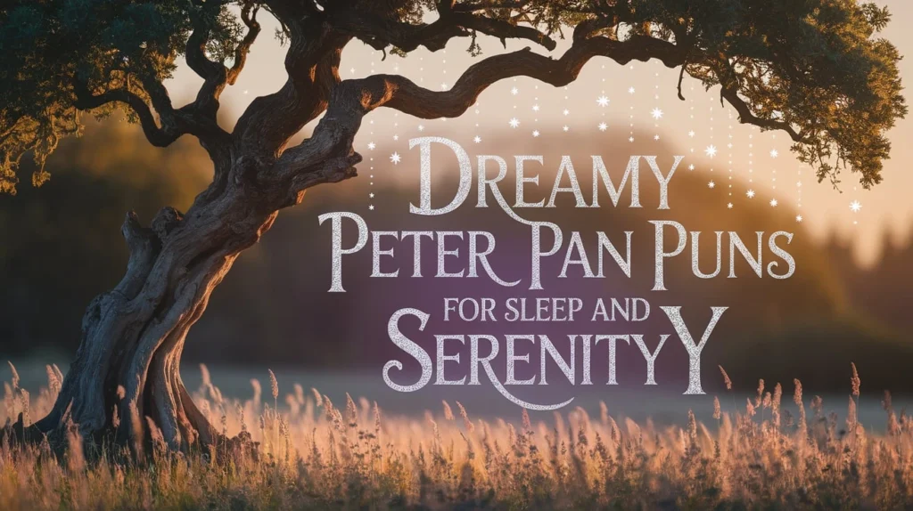 Dreamy Peter Pan Puns for Sleep and Serenity