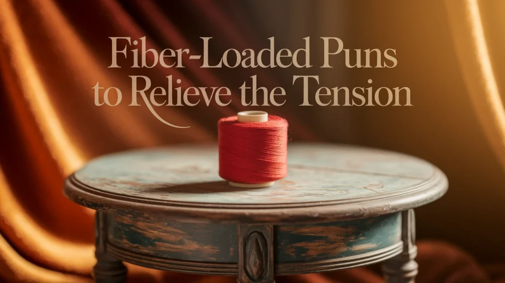 Fiber-Loaded Puns to Relieve the Tension