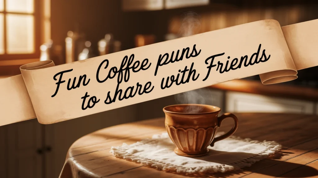 Fun Coffee Puns to Share with Friends