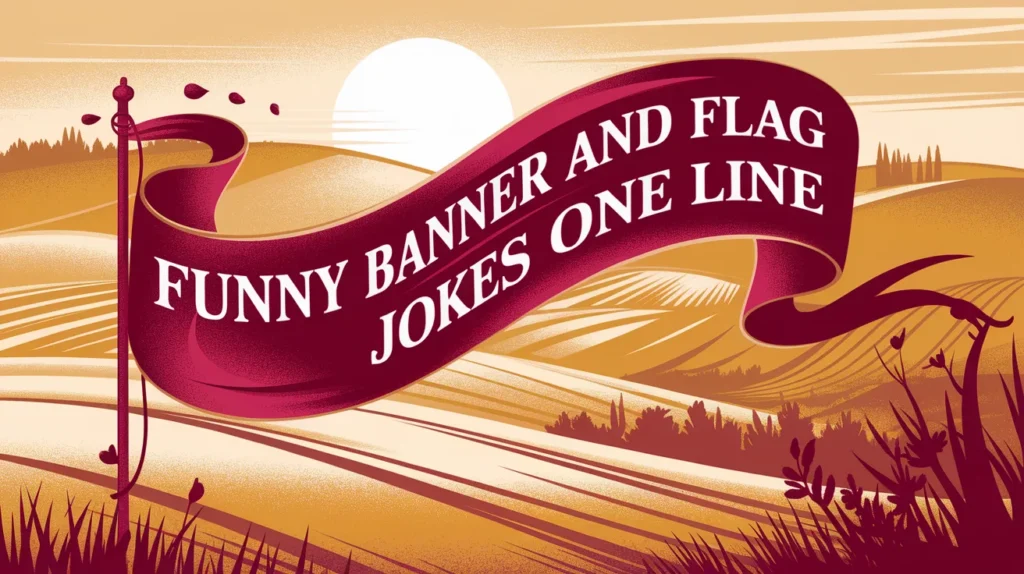 Funny Banner and Flag Jokes One Line