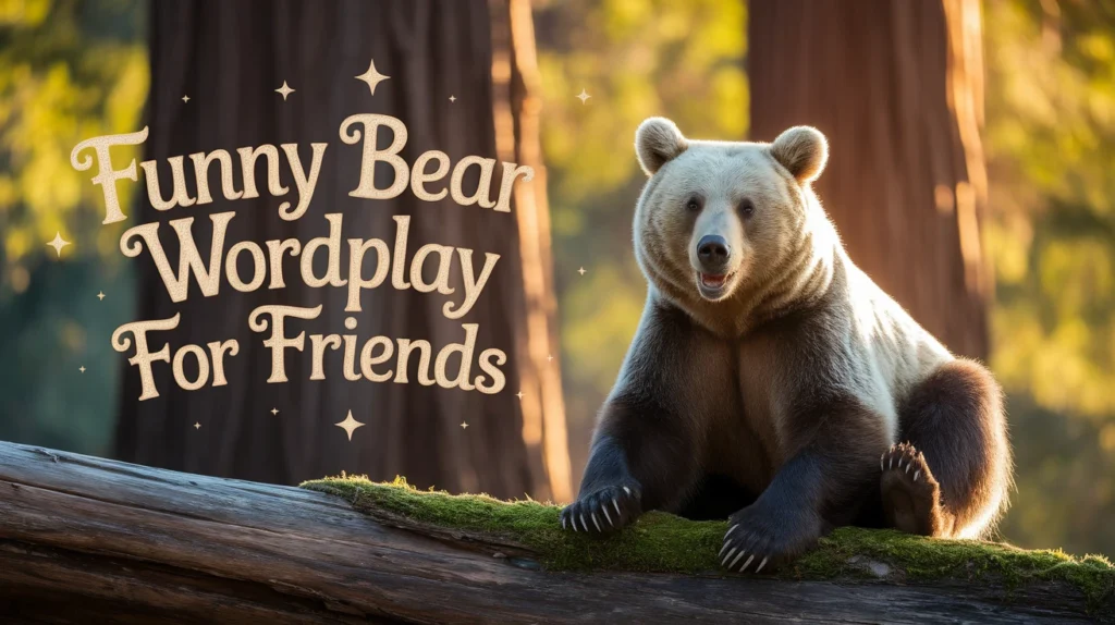 Funny Bear Wordplay for Friends