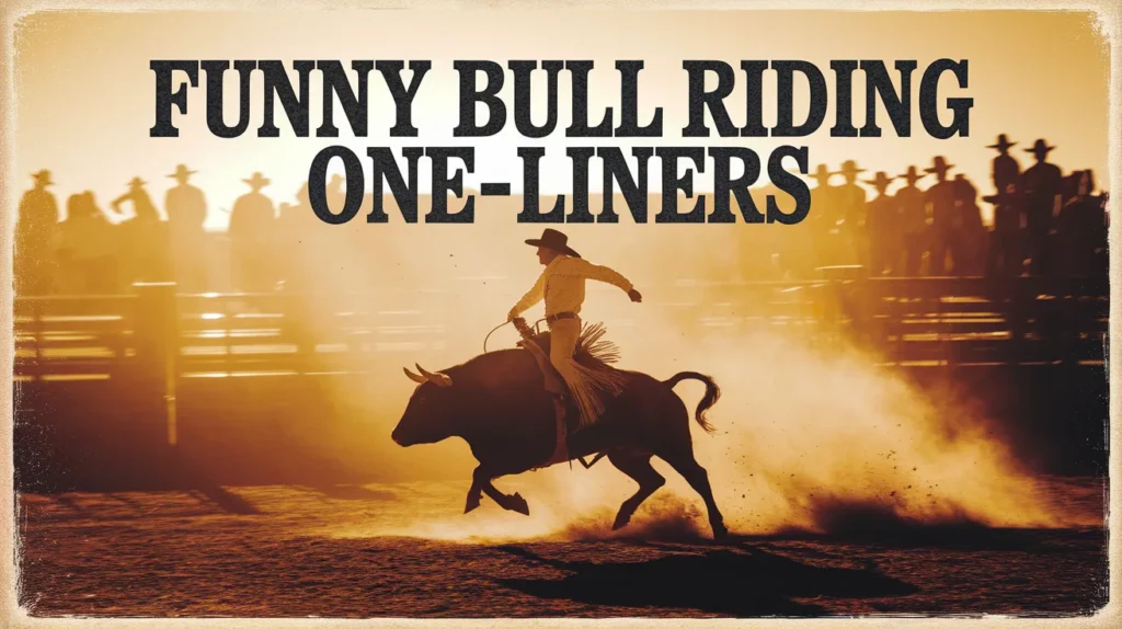 Funny Bull Riding One-Liners