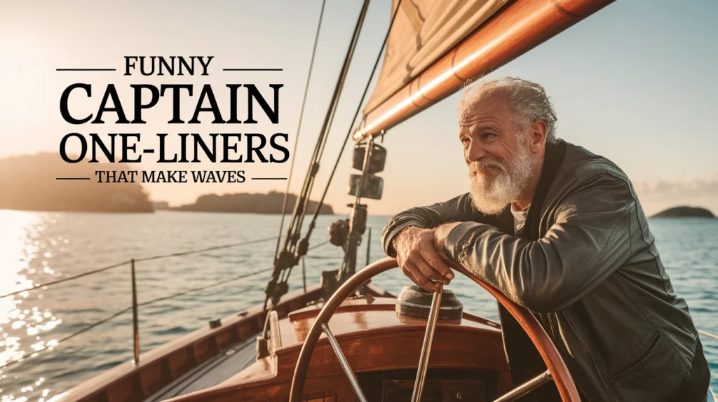Funny Captain One-Liners That Make Waves