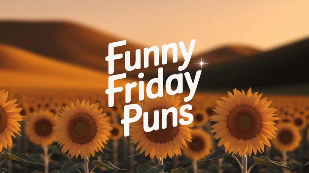 Funny Friday Puns