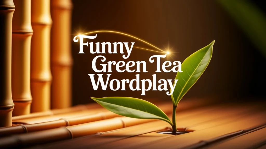 Funny Green Tea Wordplay