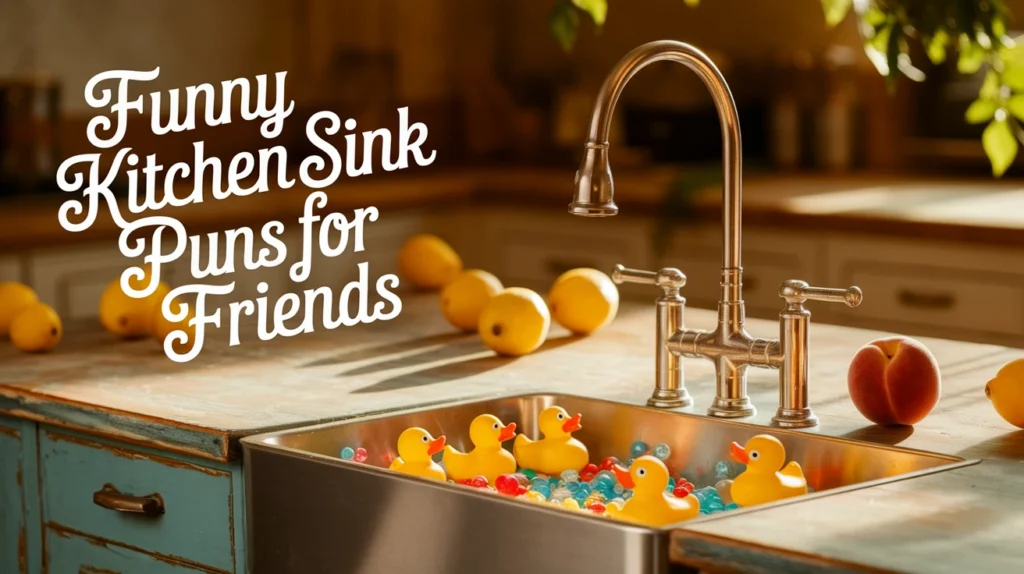 Funny Kitchen Sink Puns for Friends