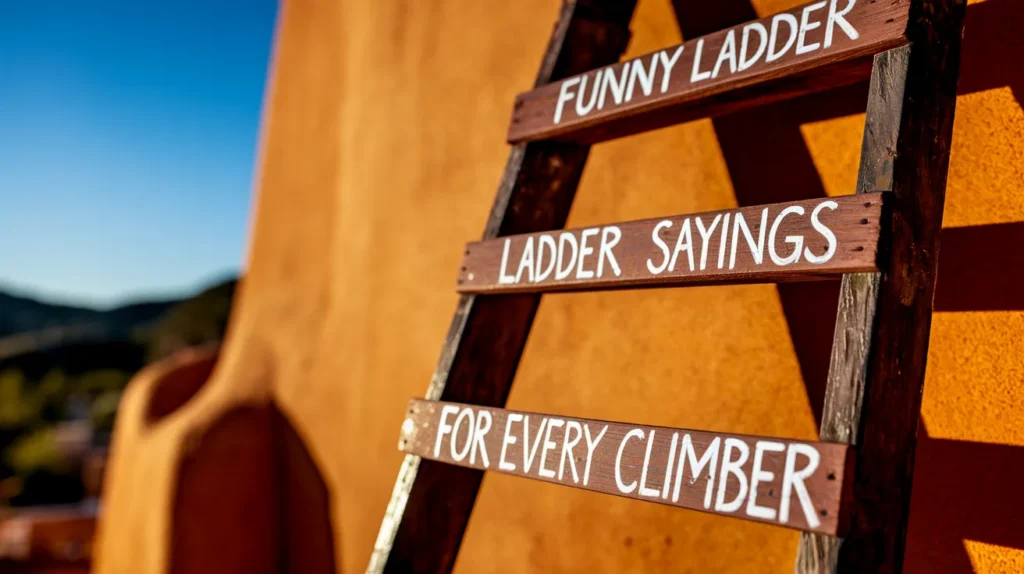 Funny Ladder Sayings for Every Climber