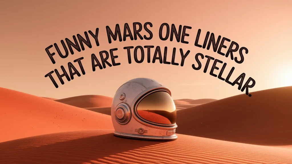 Funny Mars One Liners That Are Totally Stellar