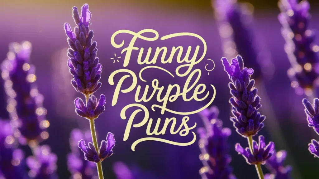 Funny Purple Puns