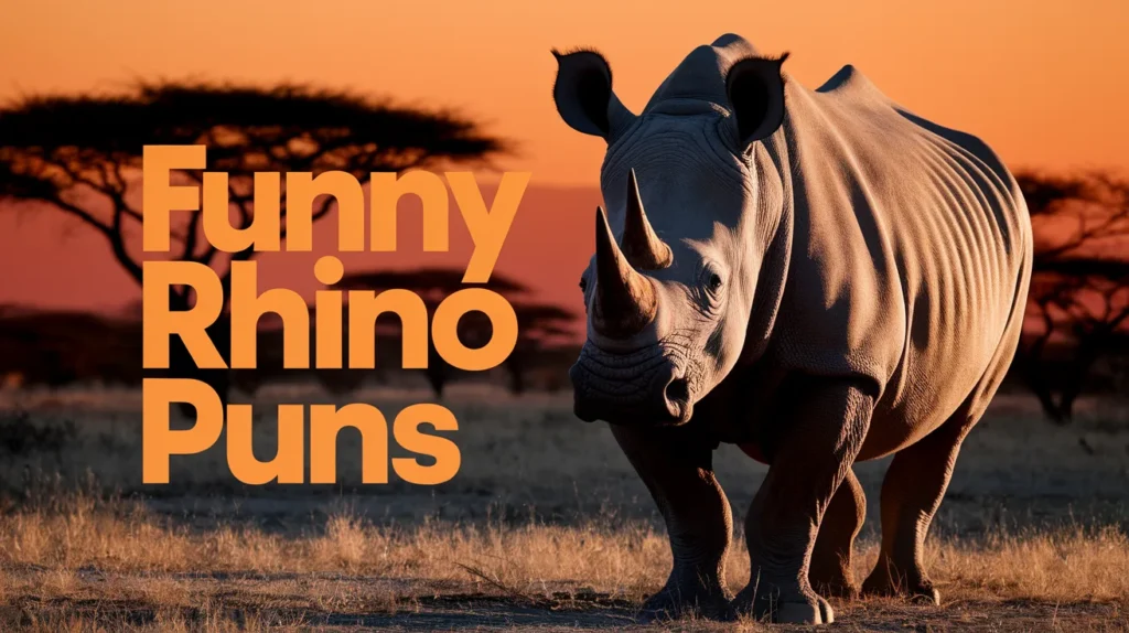 Funny Rhino Puns