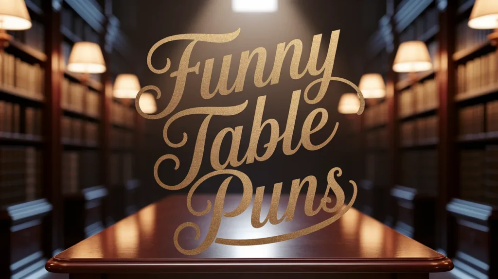 Funny Table Puns