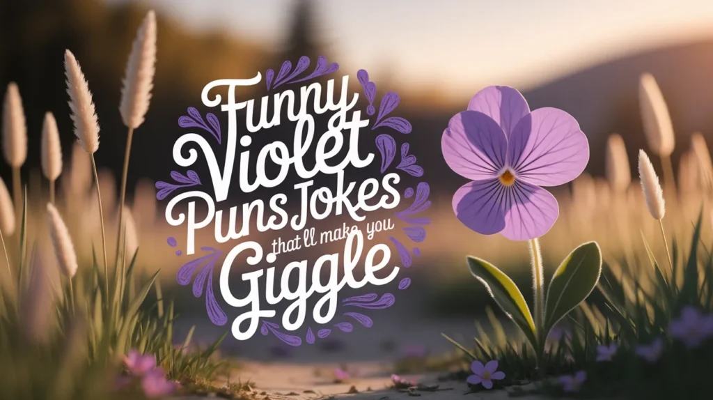 Funny Violet Puns Jokes That’ll Make You Giggle