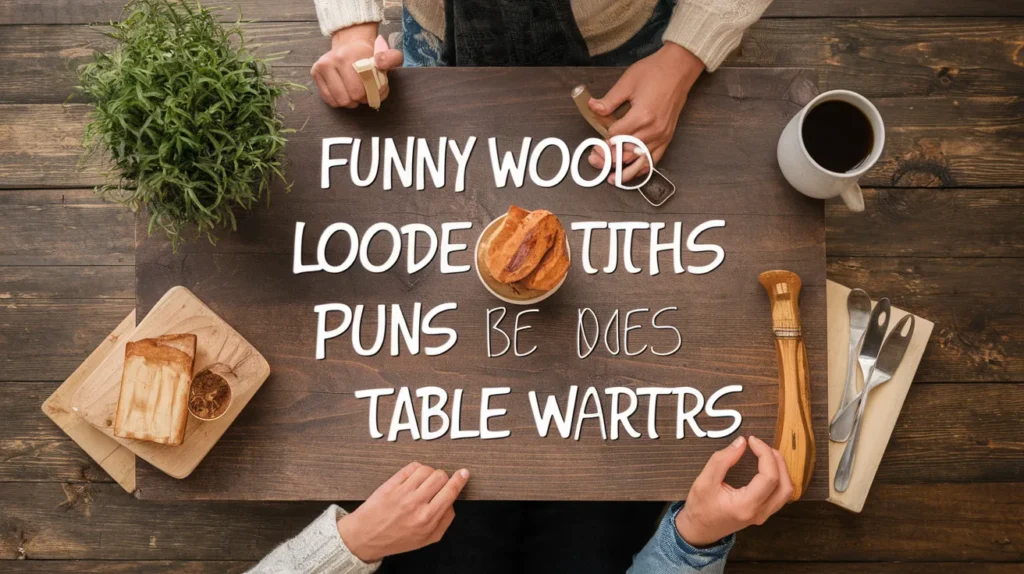Funny Wooden Table Puns for Timber Lovers