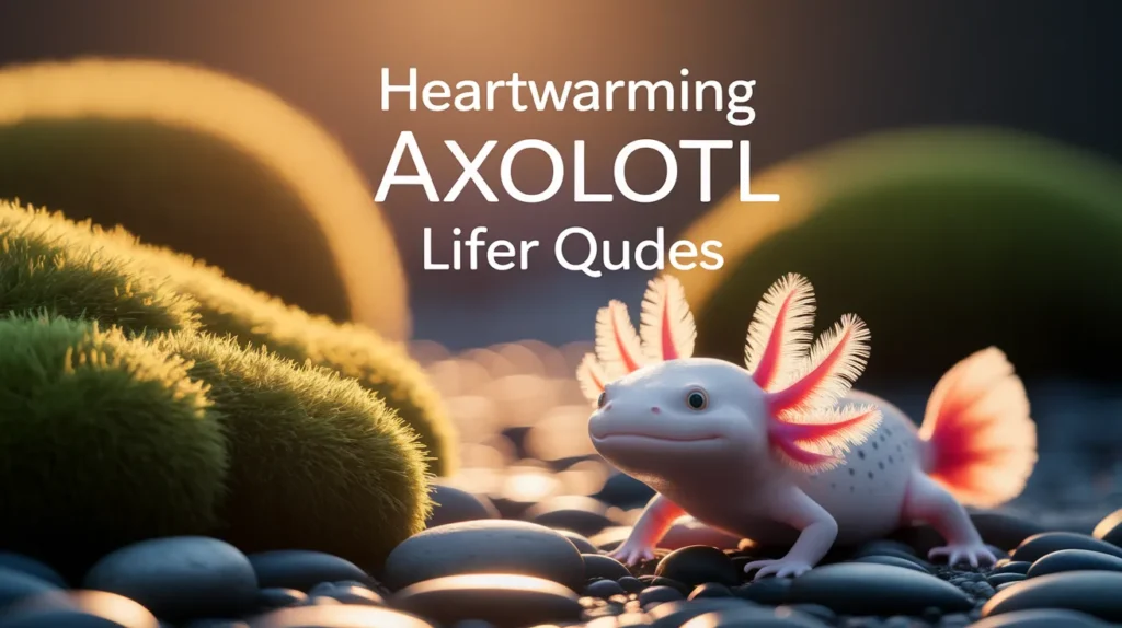 Heartwarming Axolotl Life Quotes