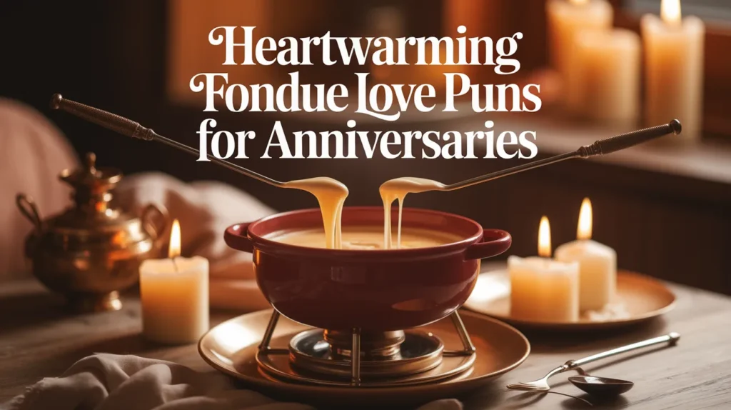 Heartwarming Fondue Love Puns for Anniversaries